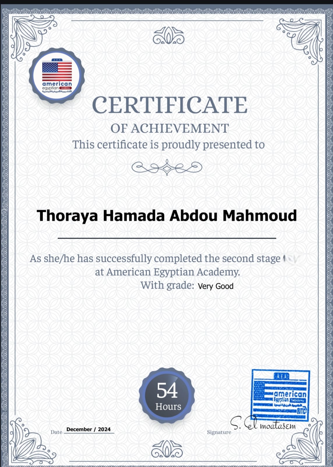 Certificate 2